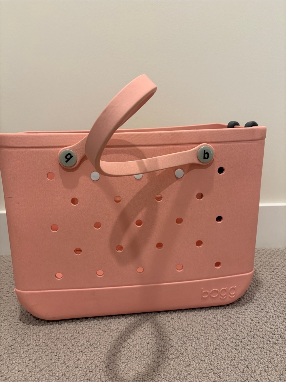 Original BOGG BAG Coral Pink Perforated Tote